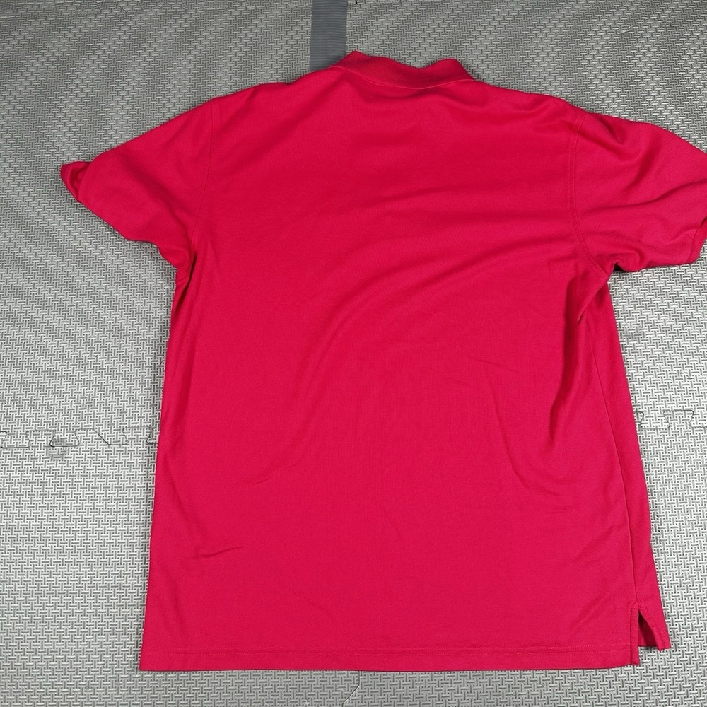 Psycho Bunny Polo Shirt Men's 8 XL Bright Red Pink Short Sleeve Pique Cotton EUC - Picture 2 of 6